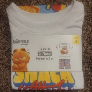 Toddler Pajama Set - White and Blue